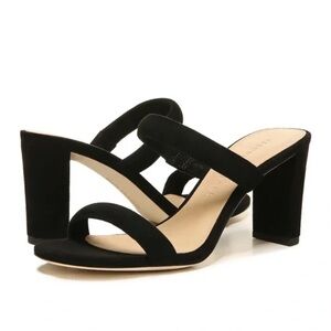 Veronica Beard Black Suede Heels